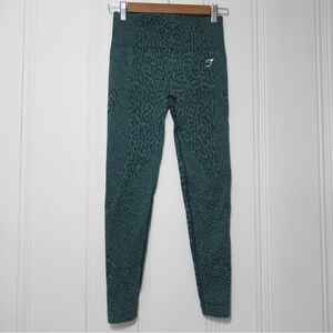 Gymshark Green Adapt Animal Seamless Leggings Size Small